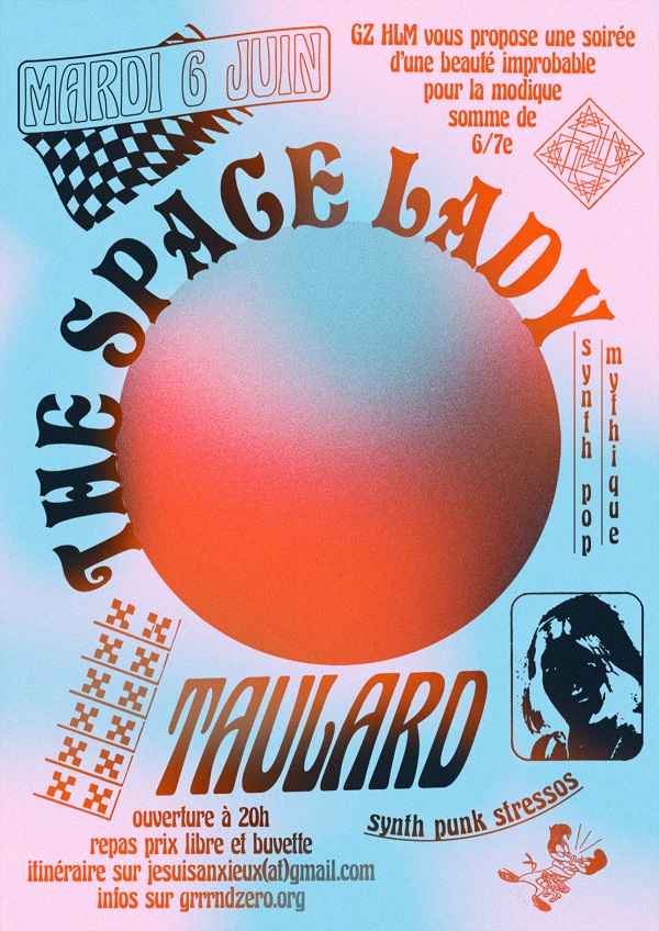 affiche spacelady taulard